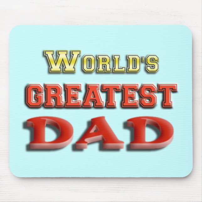 Der größte Vater der Welt Mousepad (Vorne)