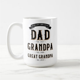 Der größte Vater der Welt, Opa, Großvater Kaffeetasse