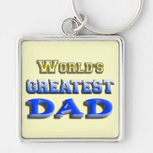 Der größte Vater der Welt Schlüsselanhänger (Vorne)