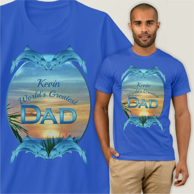 Der größte Vater der Welt - Sonnenuntergang 1557 T-Shirt (Von Creator hochgeladen)
