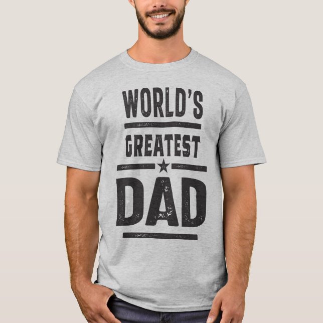 Der größte Vater der Welt T-Shirt (Vorderseite)