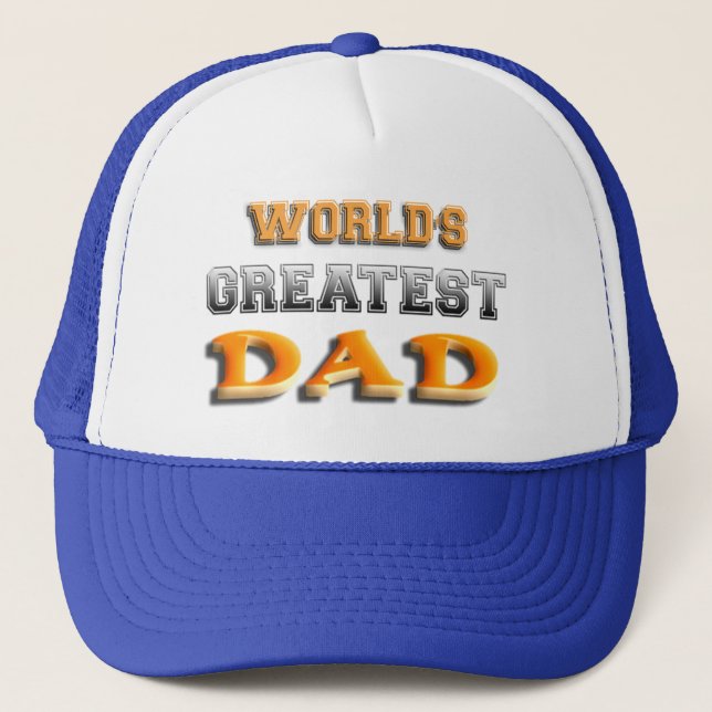 Der größte Vater der Welt Truckerkappe (Vorderseite)