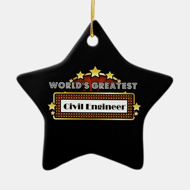 Der größte Zivile Ingenieur der Welt Keramikornament (Vorne)