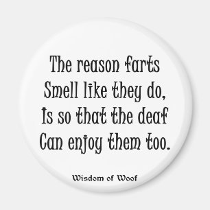 Der Grund-Furz-Geruch, wie sie tun Magnet