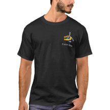 Der grundlegende dunkle T - Shirt der Männer