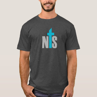 Der grundlegende dunkle T - Shirt NTS-Männer