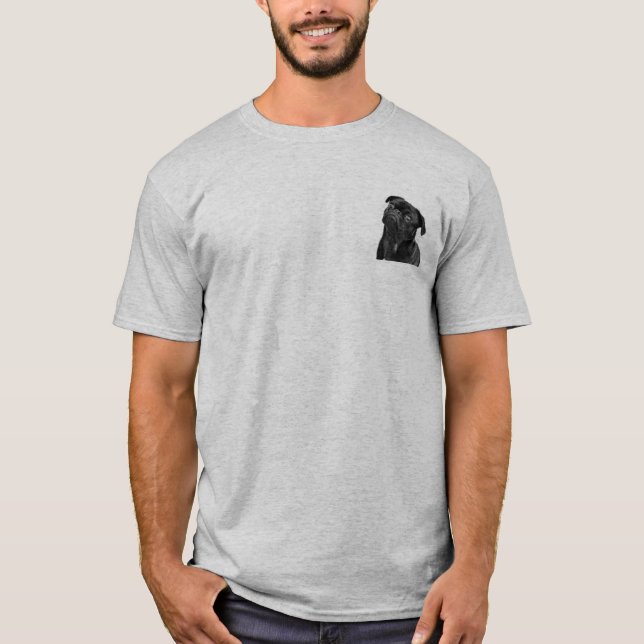 Der grundlegende hellgraue T - Shirt der (Vorderseite)