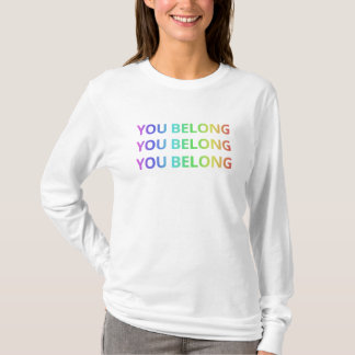 Der grundlegende Stolz-langer Hülsen-T - Shirt der