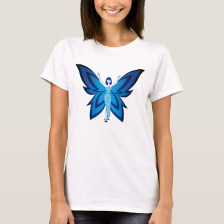 Der grundlegende T - Shirt der blauen Feenfrauen