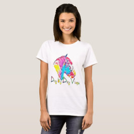 Der grundlegende T - Shirt der Frauen mit Pferd