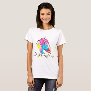 Der grundlegende T - Shirt der Frauen mit Pferd
