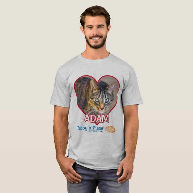 Der grundlegende T - Shirt der Männer - Adam (Vorne ganz)