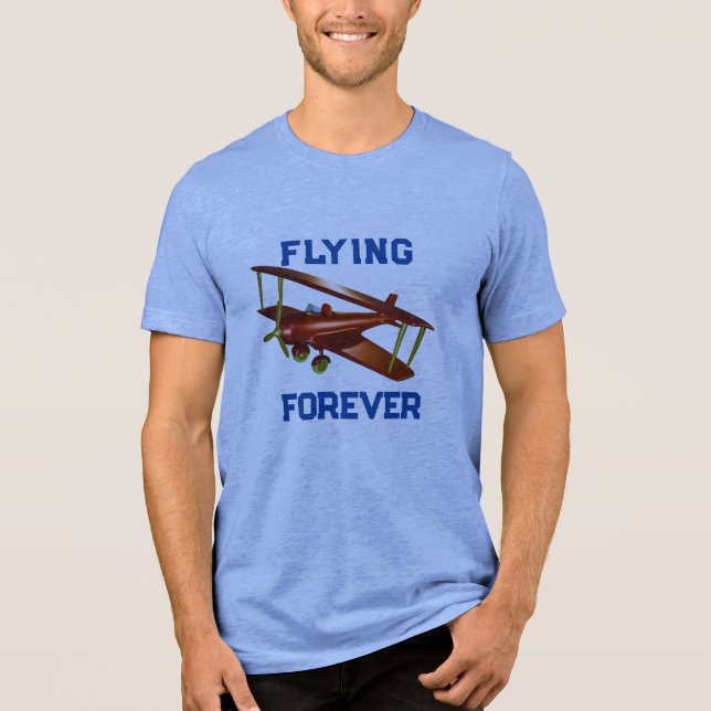 Der grundlegende T - Shirt von Flugreisenden (Vorderseite)