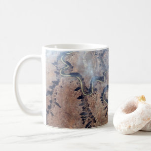 Der grüne Fluss mit seinen Nebenschluchten in Utah Kaffeetasse