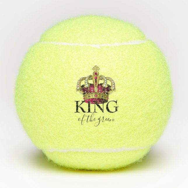 Der grüne König Tennisbälle (Vorderseite)