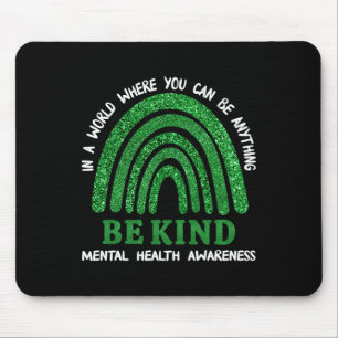 Der grüne Regenbogen im Mai trägt grüne psychische Mousepad