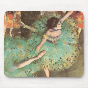 Der Grüne Tänzer von Edgar Degas, Vintage-Ballett Mousepad