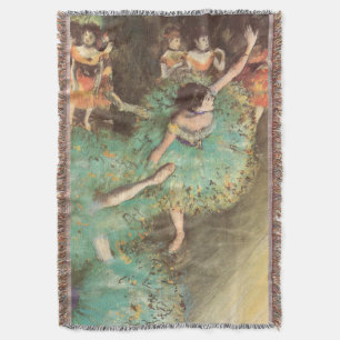 Der grüne Tänzer von Edgar Degas, Vintages Ballett Decke