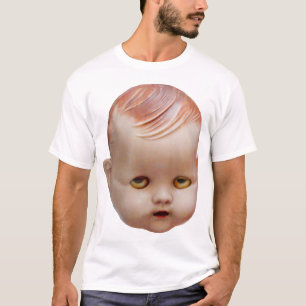 Der gruselige Kopf der Puppe T-Shirt