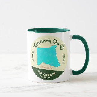 Der Guernsey Cow Blue Moon Eiscreme-Becher Tasse