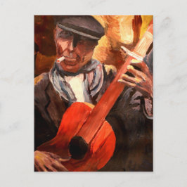 Der Guitarrero Postkarte