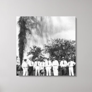 Der Gusher Leinwanddruck