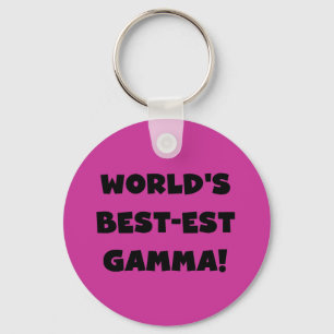 Der Gut-est-Gamma der Welt Schwarzweiss Schlüsselanhänger
