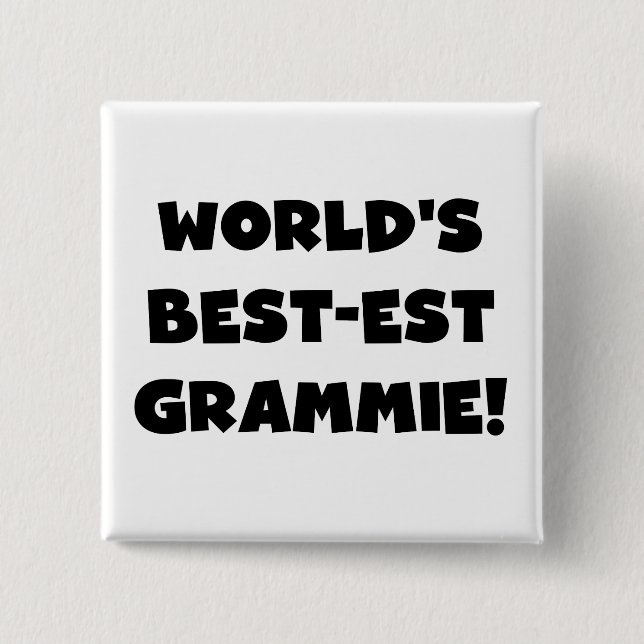 Der Gut-est Grammie der Welt schwarze oder weiße Button (Vorderseite)