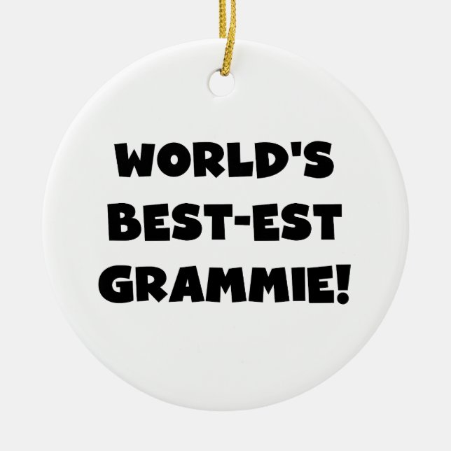 Der Gut-est Grammie der Welt schwarze oder weiße Keramikornament (Vorne)
