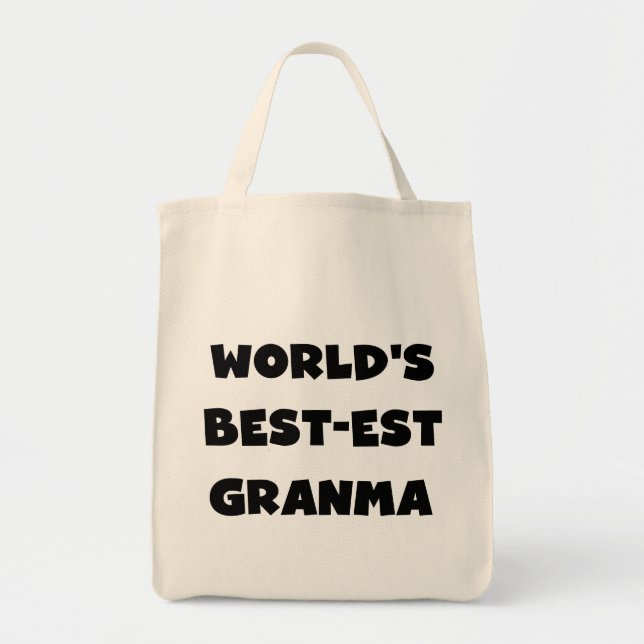 Der Gut-est Granma der Welt Schwarzweiss Tragetasche (Vorne)