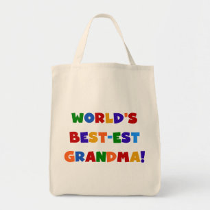 Der Gut-est-Großmutter-helle T-Shirts und Geschenk Tragetasche