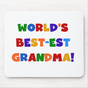 Der Gut-est-Großmutter-helle T - Shirts und Mousepad