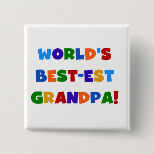 Der Gut-est-Großvater-helle Farbgeschenke der Wel Button