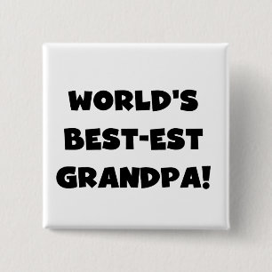 Der Gut-est-Großvater-schwarzer oder weißer Text Button