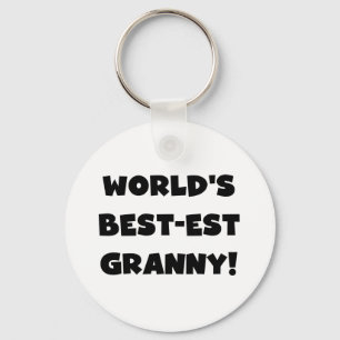 Der Gut-est-Oma-Schwarz-Text-T-Shirts Geschenke Schlüsselanhänger