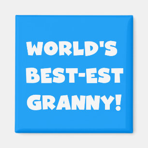 Der Gut-est-Oma-weiße Text-T-Shirts Geschenke der Magnet