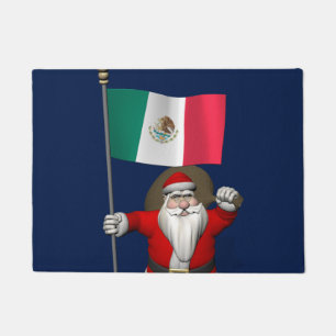 Der gute alte Weihnachtsmann besucht Mexiko Fußmatte