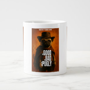 Der Gute, der Schlechte & der Pugly-Filmparodie Jumbo-Tasse