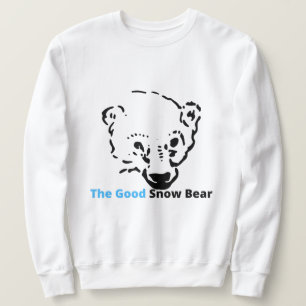 der gute Schneebär, einfaches Familiengeschenk Sweatshirt