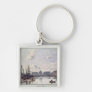 Der Hafen des Handels, Le Havre, 1892 Schlüsselanhänger