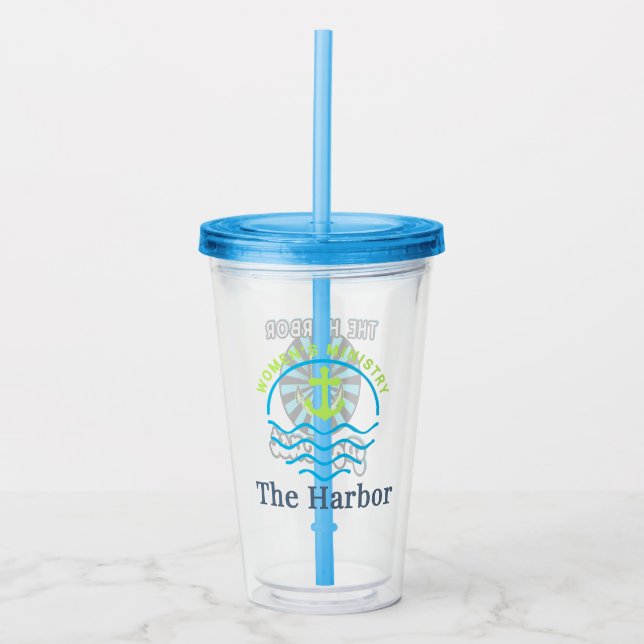 Der Hafen / Hafen Podcast Tumbler Acryltrinkbecher (Vorderseite)