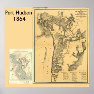 Der Hafen-Hudson-Karten Poster