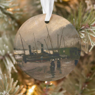 Der Hafen von Amsterdam von Vincent Gogh Ornament