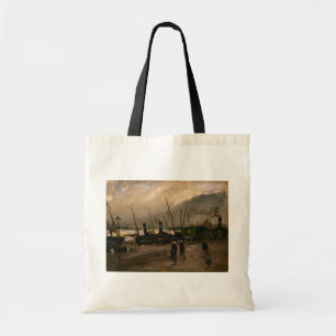 Der Hafen von Amsterdam von Vincent Gogh Tragetasche