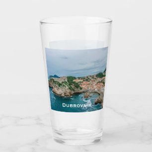 Der Hafen von Dubrovnik und das Glas aus dem Stadt