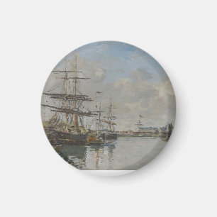 Der Hafen von Le Havre (ca. 1885-90) Magnet