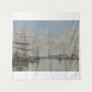 Der Hafen von Le Havre (ca. 1885-90) Wandteppich