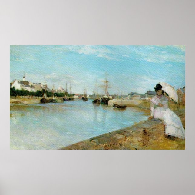 Der Hafen von Lorient Poster (Vorne)