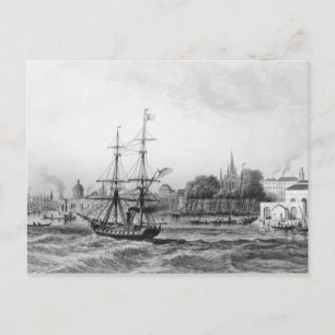 Der Hafen von New Orleans Postkarte