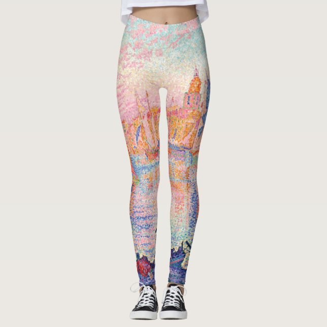 Der Hafen von Saint-Tropez, Signac Leggings (Vorderseite)